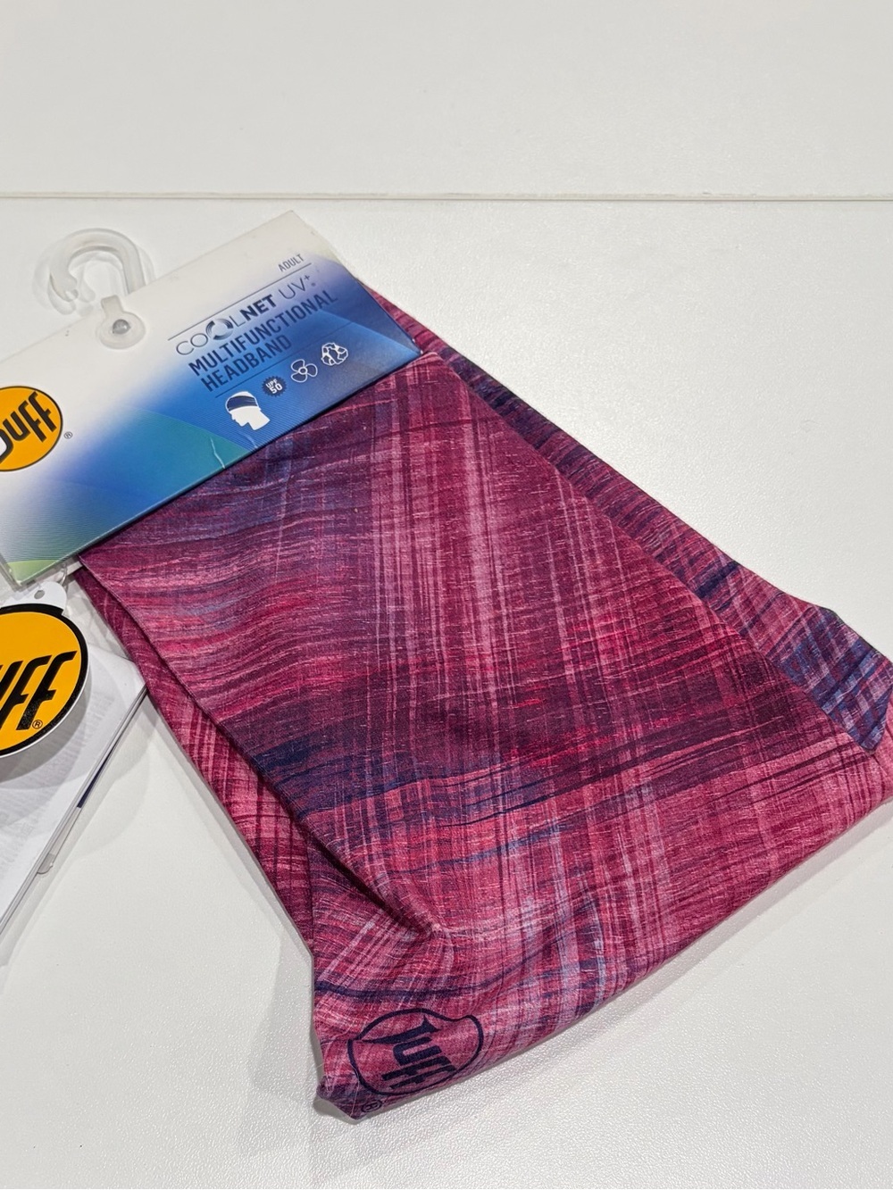 Buff CoolNet UV Multi Headband Pixieline Purple Pink NWT Adult Performance
